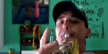 El video de un hincha de Piazza en la previa de la final con Chacarita