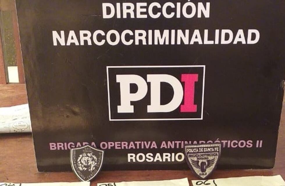 Repartía droga en moto y fue capturado tras una persecución