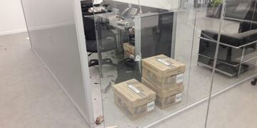 Sobre bomba estalló en Puerto Madero