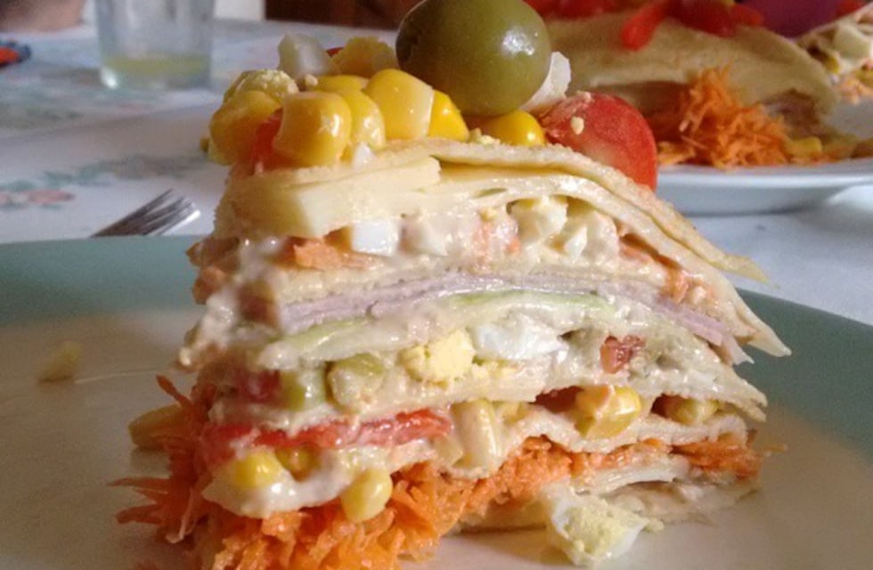 Recetas para las fiestas: torre de panqueques