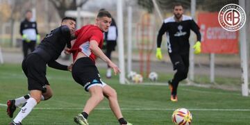 Con su carta de presentación, el gol, el delantero analizó el primer amistoso de Belgrano\u002E