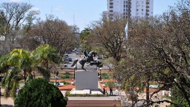 Vista Rafaela - Plaza 25 de Mayo