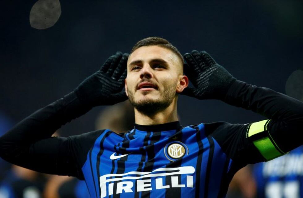 Mauro Icardi aportó un doblete para el triunfo del Inter sobre Atalanta