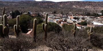 El pueblo de Humahuaca, en la Quebrada del mismo nombre, en Jujuy