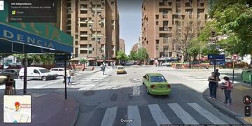 Esquina Illia e independencia\u002E