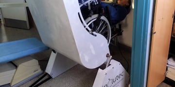 Creó una plataforma para pacientes en silla de ruedas