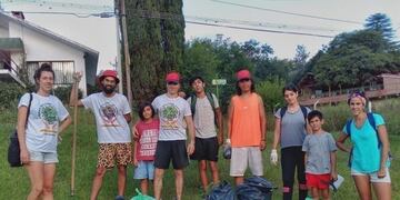 Limpieza de los márgenes del río San Antonio\u002E