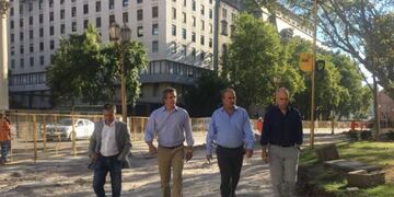 Horacio Rodríguez Larreta recorre las obras en Plaza de Mayo\u002E