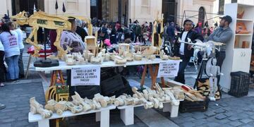 La movilización cierra la semana de actividades que incluyó un feriazo en Plaza San Martín\u002E