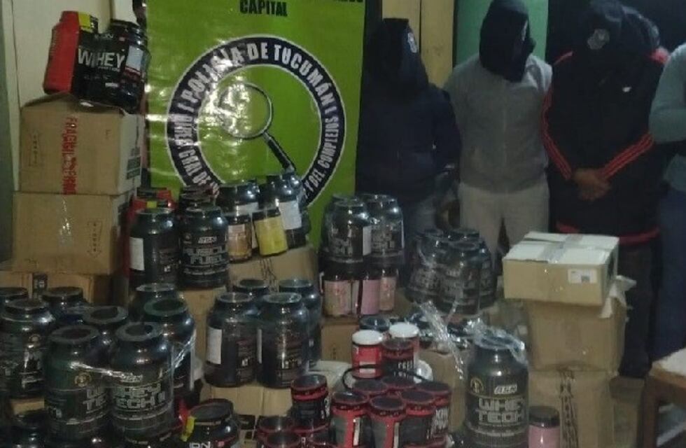 Recuperan suplementos deportivos por un valor cercano a los $2 millones