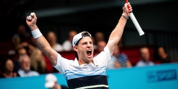 Diego Schwartzman avanzó a semifinales del ATP 500 de Viena\u002E (AFP)