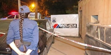 La casa de la Villa San Damián, en Rawson, fue una de las viviendas donde apareció muerto un hombre\u002E