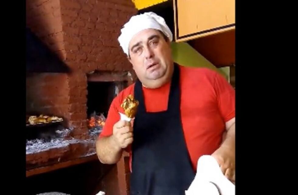 El pollero solidario de Villa Azalais y un video con "la pata del Presidente"