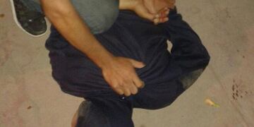 El hombre enfrentó al ladrón y lo pudo reducir\u002E