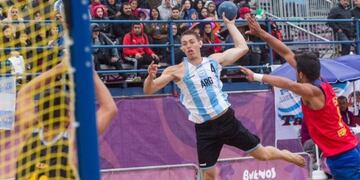 El seleccionado argentino de beach handball masculino clasificó a semifinales de los JJOO\u002E