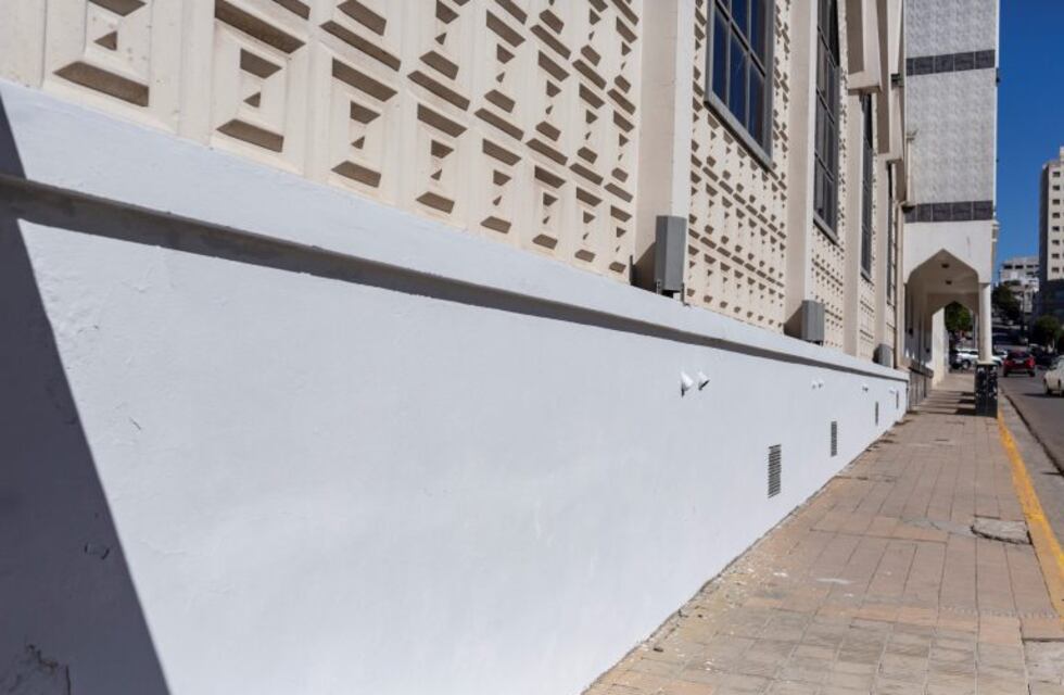 Se concretaron tareas de pintura en la Catedral de la ciudad