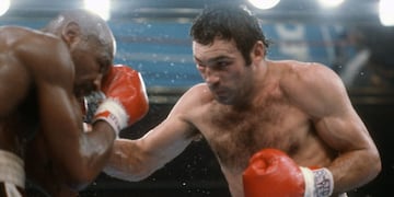 La inolviable noche del duelo entre Martillo Roldán y Maravilla Hagler.