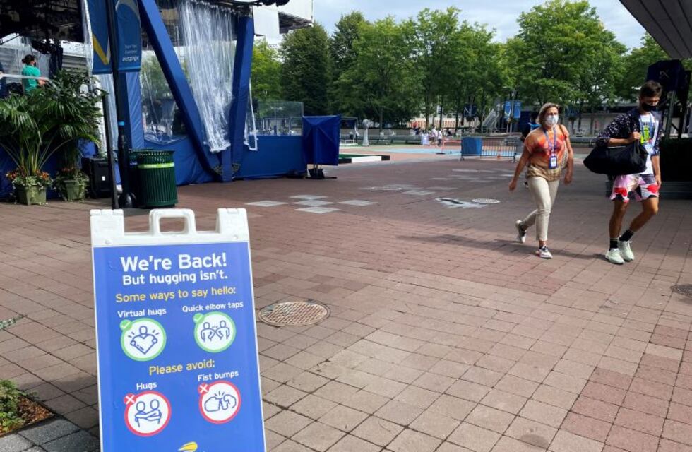 Confirmaron un caso positivo de coronavirus un día antes del comienzo del US Open