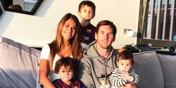 El lujoso avión privado de los Messi\u002E