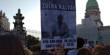 Marcha por el esclarecimiento del asesinato de la Dr. Zulma Malvar