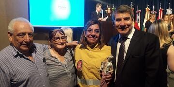 Cristina Favero, representando a Defensa Civil de Tucumán (Gobierno de Tucumán)