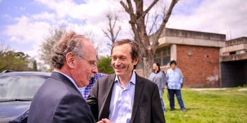 Gustavo Béliz en el acto donde el candidato a presidente por el Frente de Todos, Alberto Fernández, presentó su plan \