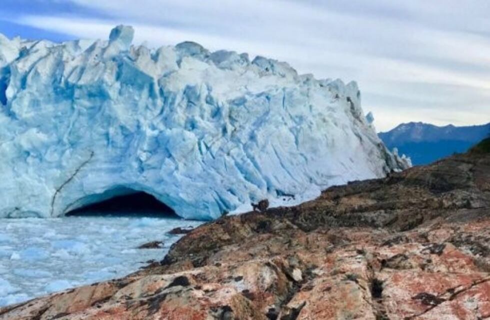 Filtración en el Glaciar Perito Moreno