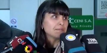 Una de las hijas de la jubilada que fue víctima de mala praxis en Berazategui (Foto: captura TN)