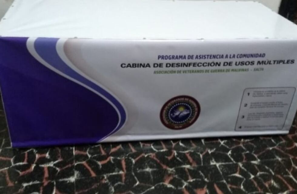Veteranos de Malvinas salteños donaron cámaras de desinfección al Materno Infantil