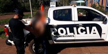 El sujeto además insultó a los policías que fueron para detenerlo\u002E