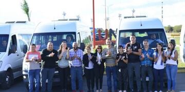 El nuevo transporte municipal en La Punta\u002E