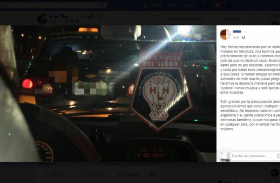 Dos turistas chilenas denunciaron que un taxista mendocino las secuestró