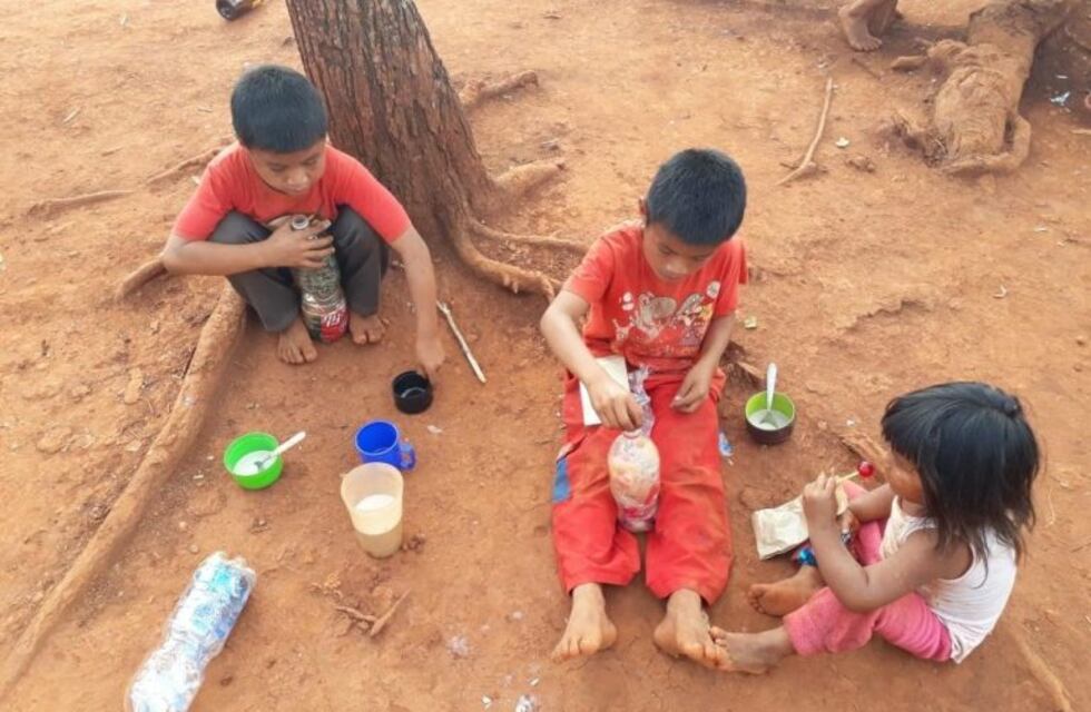 Los niños de la Aldea Yryapú celebraron su día este domingo