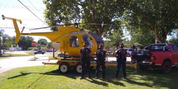 El simulador sirvió para una capacitación a personal médicos y de bomberos, para actuar en situaciones de riesgo\u002E