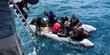 Turistas rescatados\u002E