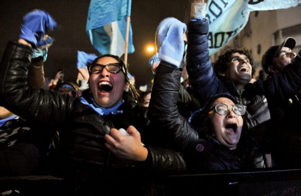 La reacción de la gente ante el resultado de la votación