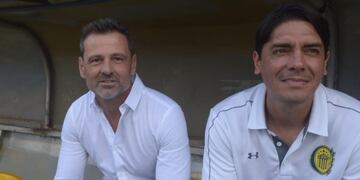 Cocca se mostró conforme con el triunfo canalla ante Godoy Cruz (Arriba Central)