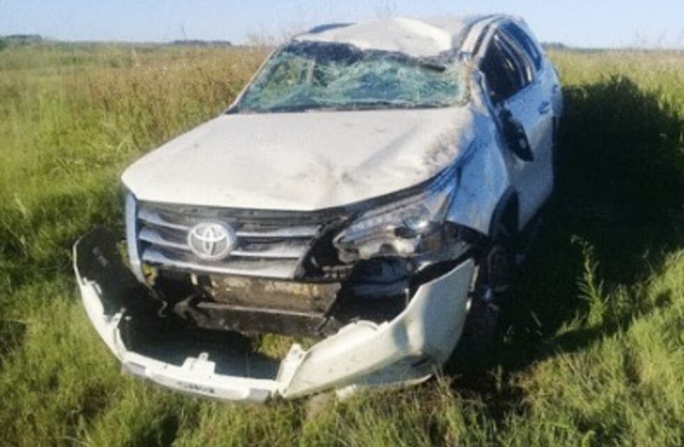 Vecinos de Arroyito protagonizaron un accidente en cercanías de Canals