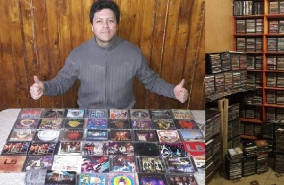 Un sanjuanino atesora más de 3.000 CD originales de cuarteto