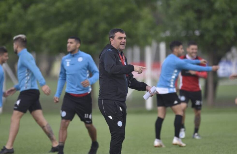 En fotos, el primer entrenamiento de Diego Osella en Belgrano