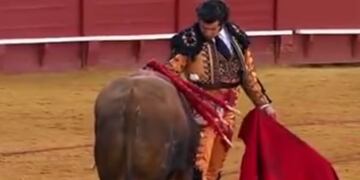 Un torero le secó las lágrimas a un toro antes de matarlo\u002E (Captura)