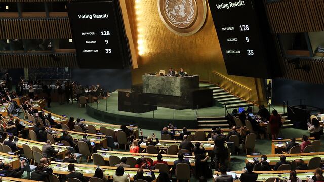 Argentina votó a favor de la resolución que permite investigar violaciones a Derechos Humanos en la invasión de Rusia a Ucrania.