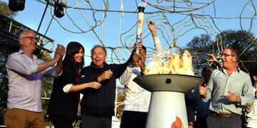 El fuego olímpico visitó Mendoza
