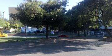 Vandalismo en Plaza Sarmiento\u002E