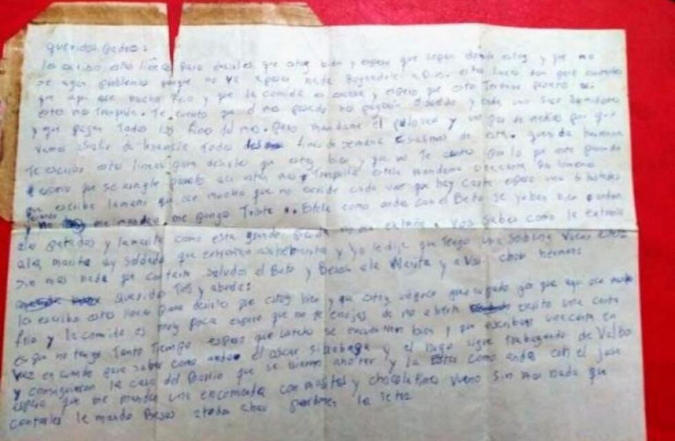 La última carta de un caído en Malvinas llegó a su madre 37 años después