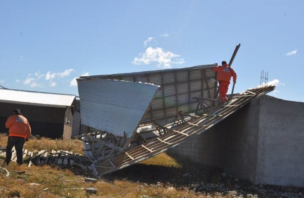 Fuerte temporal provocó estragos en Río Grande