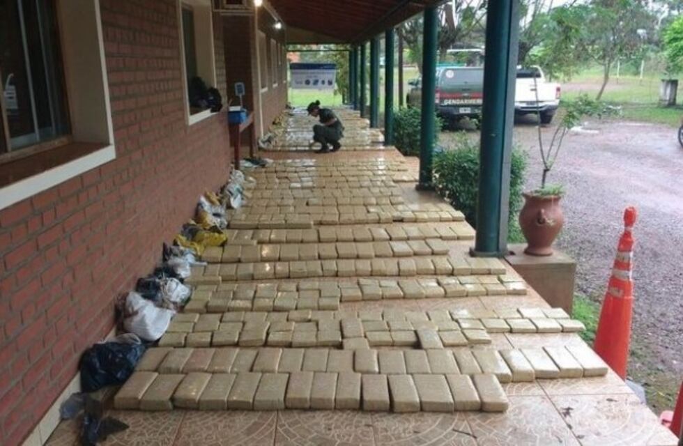 Incautaron más de mil kilos de marihuana en Misiones