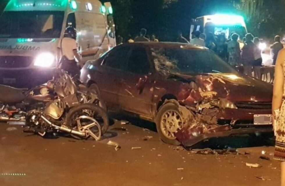Murió un motociclista en un triple choque de Guaymallén