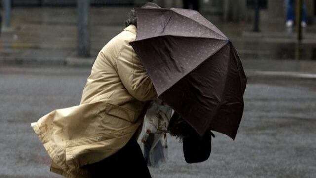 Las lluvias y los fuertes vientos llegaron luego del partido de Argentina.