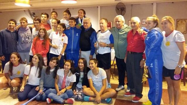 Recibimiento Lancha y Oroskovic